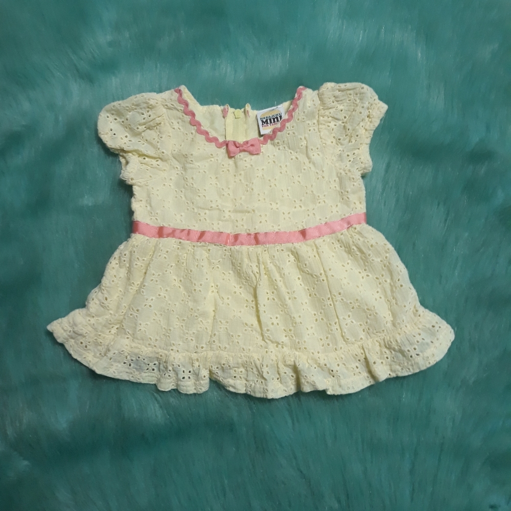 Harajuku Mini Gwen Stefani cute yellow dress 6mo